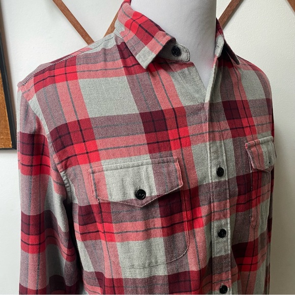 Bonobos Plaid Flannel Button Down Shirt - Picture 11 of 12